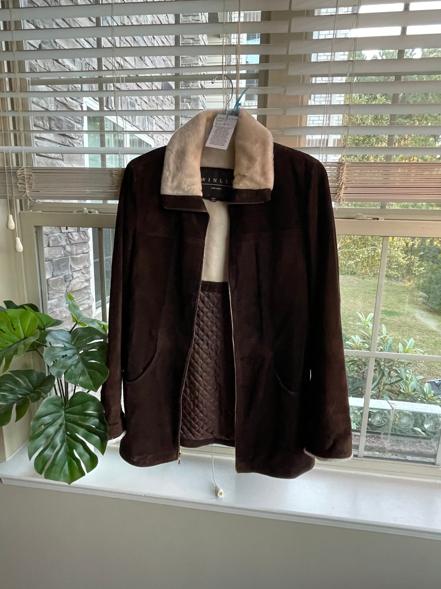 Winlit NY Chocolate Brown Leather Jacket